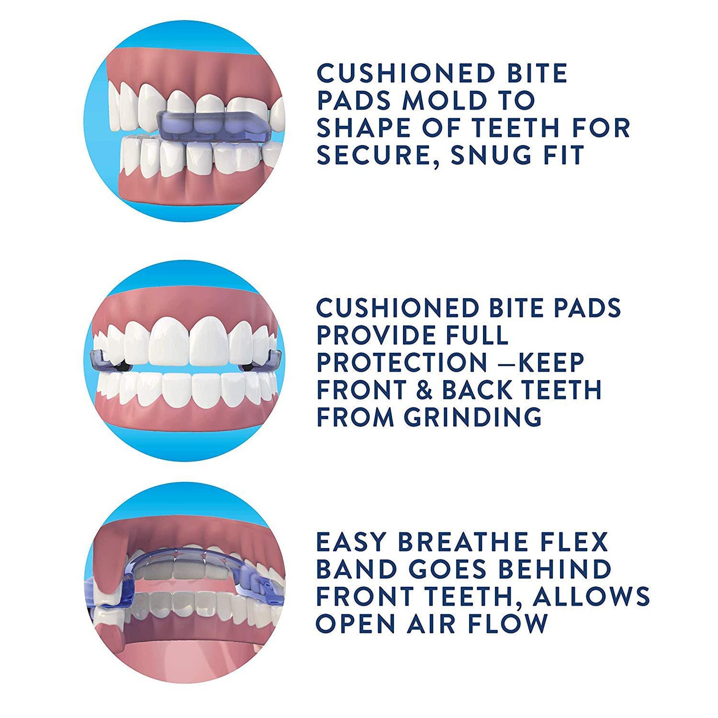 Dental Guard for Nighttime Teeth Grinding with Tray